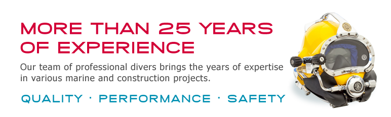 over 25 years of experience in marine construction